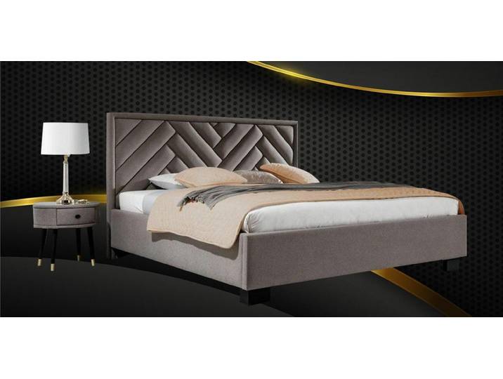 JVmoebel Boxspringbett Beige Boxspringbett mit Klappfunktion und hochwertiger Polsterung (1-St)