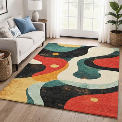 Addison Rugs Premium Washable Super Soft Abstract Hector Mayfield Rug