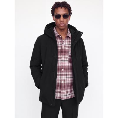 Parka JACK & JONES "JJEKEEN PARKA AW26 SN", Herren, Gr. M, schwarz, Web, Obermaterial: 100% Polyester, unifarben, regular fit ca. Mitte Oberschenkel, Windstopperbündchen, Jacken Parka, Kunstfaser, regular fit