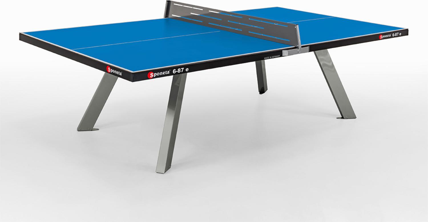 SPONETA Tischtennistisch S 6-87 e Outdoor mit Netz blau