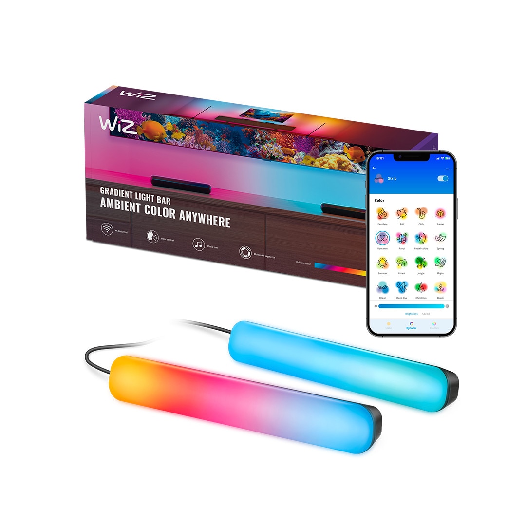 WiZ Gradient Light Bars 30cm RGBIC EU Duopack
