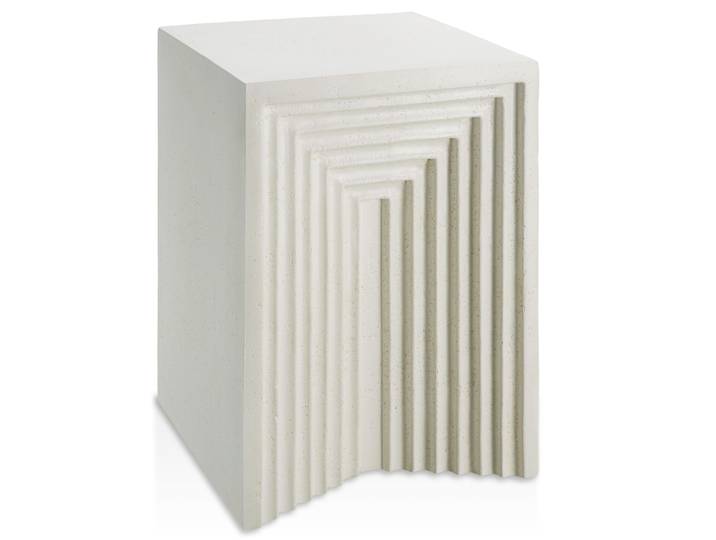 Beistelltisch Aline, in- und outdoor, 38 x 38 x 51 cm - creme