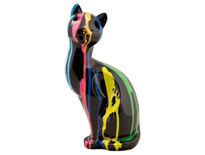 Skulptur Sitzende Bunte Kante 2 image LAND