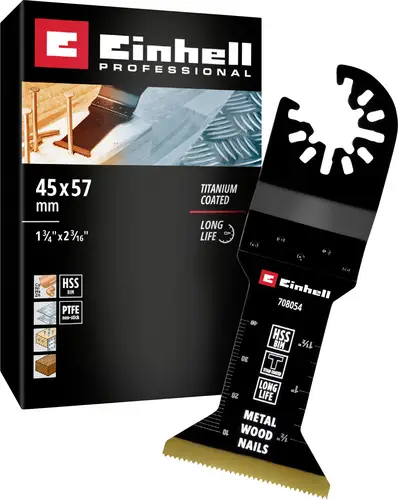 Einhell 708054 Tauchsägeblatt BIM-TI, 45mm Bimetall Tauchsägeblatt 45mm 1St.