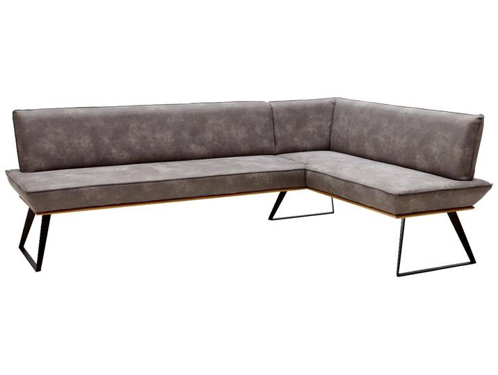 Voleo Eckbank MALIBU, braungrau, Metall