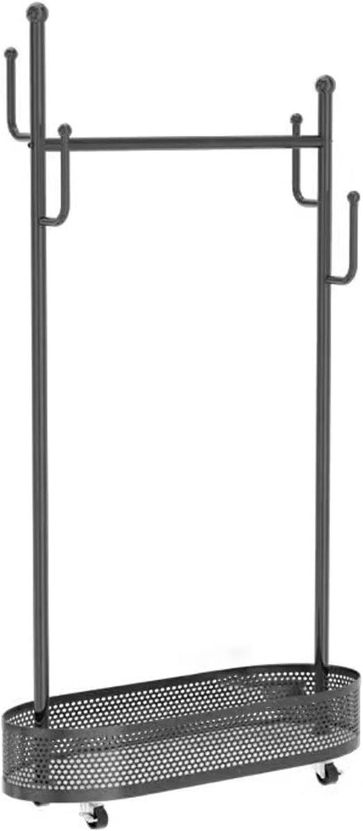 Mobiel kledingrek met wielen voor het ophangen van kleding