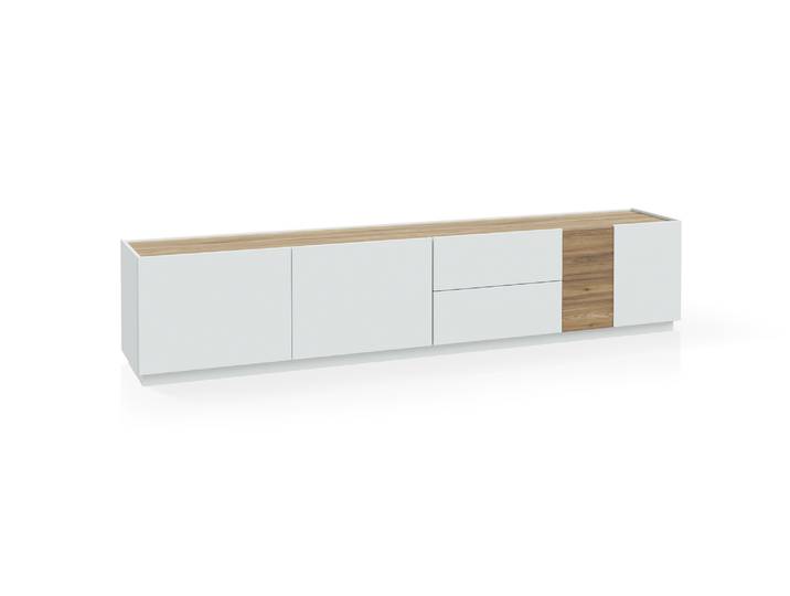 LENNOX TV-Board I, Material Dekorspanplatte, lichtgrau /