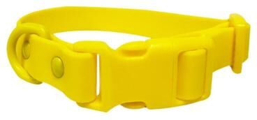 United Waterproof Dog Collar Adjustable Pet Collar With Durable D Ring For Small Dogs Yellow yellow
