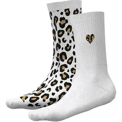 SNOCKS Snocks Damen Socken Crew Socks Uni, 2pcs, Größe 39-42 in Weiß 952