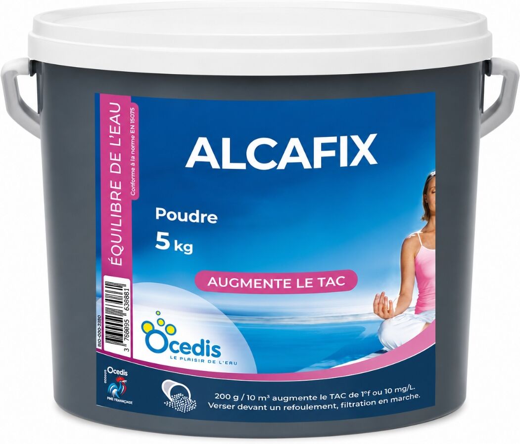 Traitement piscine OCEDIS Stabilisant pH piscine ALCAFIX seau 5kg