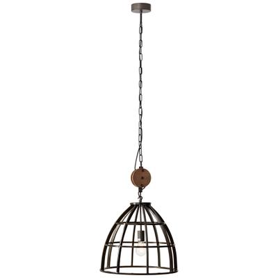 BRILLIANT Pendelleuchte "Matrix", schwarz (schwarz antik), 1, Ø 47cm H: 160cm, 1 Stk., Leuchten, 47cm schwarz antik, Pendelleuchte