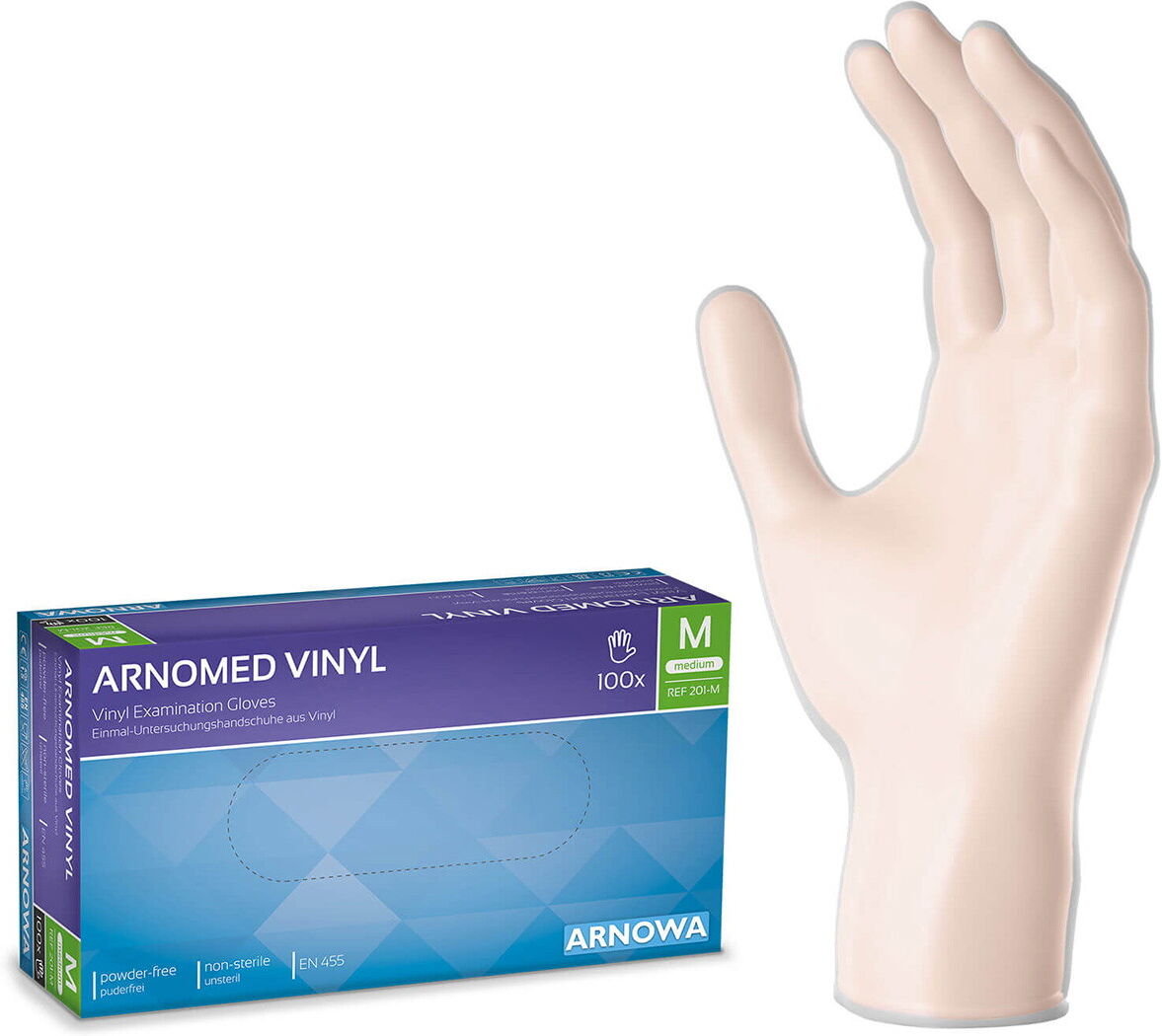 MyBrand ARNOMED Vinyl PF Einmalhandschuhe