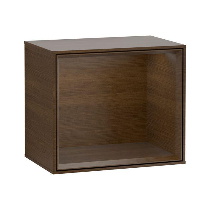 Villeroy und Boch Finion Regalmodul FD10GNGN 41,8x35,6x27cm, Regal Walnut Veneer, Walnut veneer