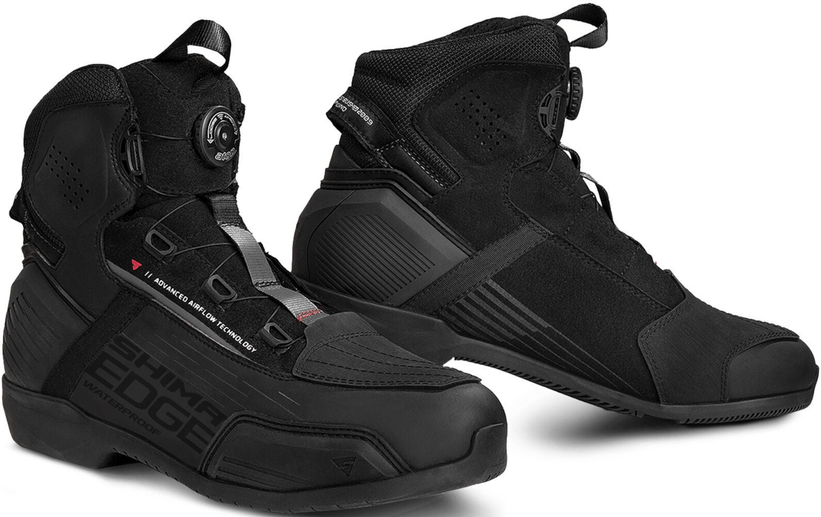 SHIMA Edge wasserdichte Motorrad Schuhe EDGE-WP-MEN-BLK-41