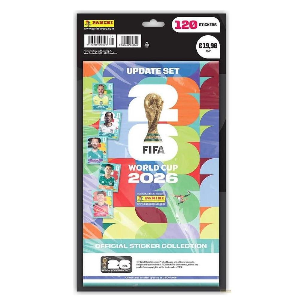 Panini FIFA World Cup 2026 Collection de Stickers Update Set (Multilingual, Box Set & Collection) (PN61535)