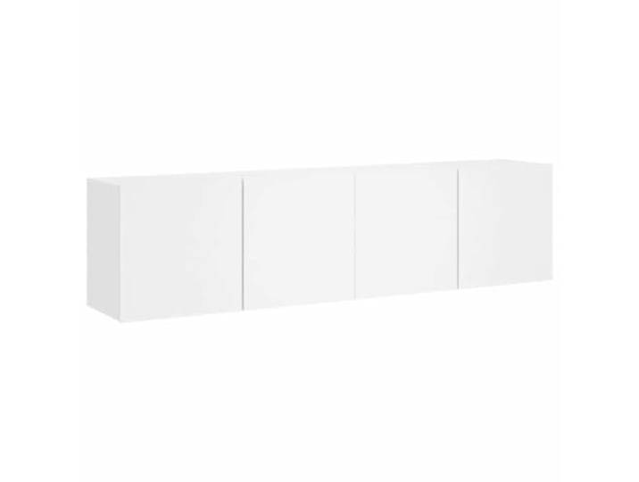 vidaXL TV-Wandschränke 2 STK. Weiß 80x30x41 cm