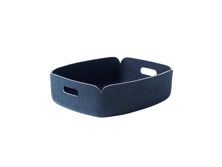 Muuto - Restore Tablett 40 x 31 cm, midnight blue