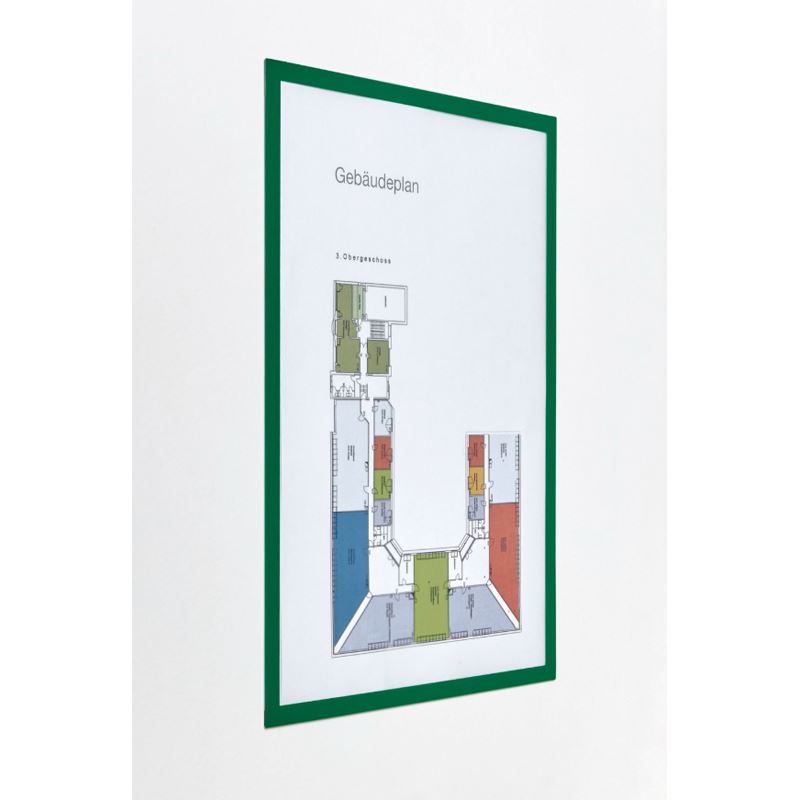 magnetoplan Magnetrahmen grün A4, 5 St.