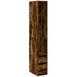 vidaXL Kleiderschrank Räuchereiche 30x50x200 cm Holzwerkstoff