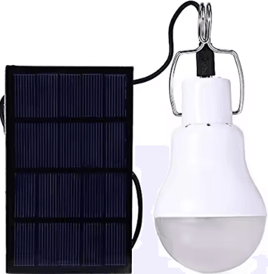 Uplift Curations LED Solar Bulb Light Waterproof Outdoor USB Charged Hanging Emergency Sunlight Powered Lamp Portable Powerful Indoor 1 Piece