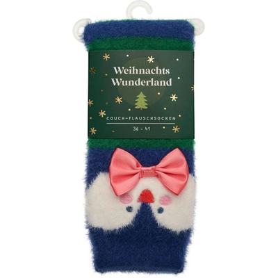 Weihnachtswunderland, Couch-Flauschsocken, Pinguin, Größe 36-41, Nonbook von , Groh