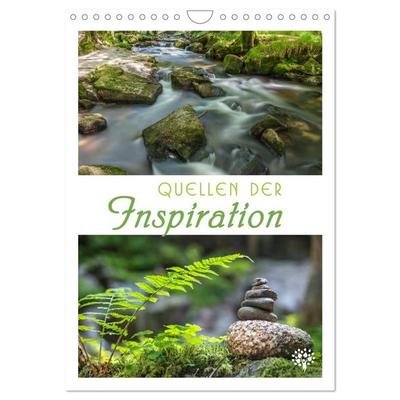 Quellen der Inspiration (Wandkalender 2027 DIN A4 hoch), CALVENDO Monatskalender