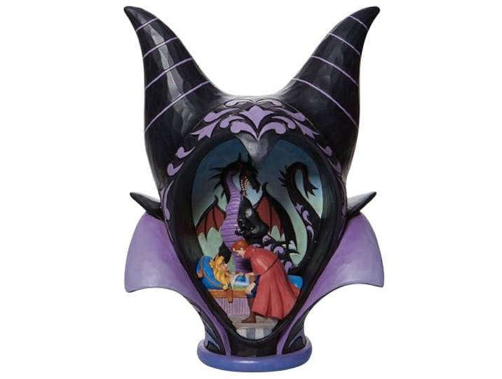 Enesco Disney Traditions by Jim Shore Doornroosje Maleficent Hoofdtooi Scene Figurine, 10,25 Inch, Multicolor