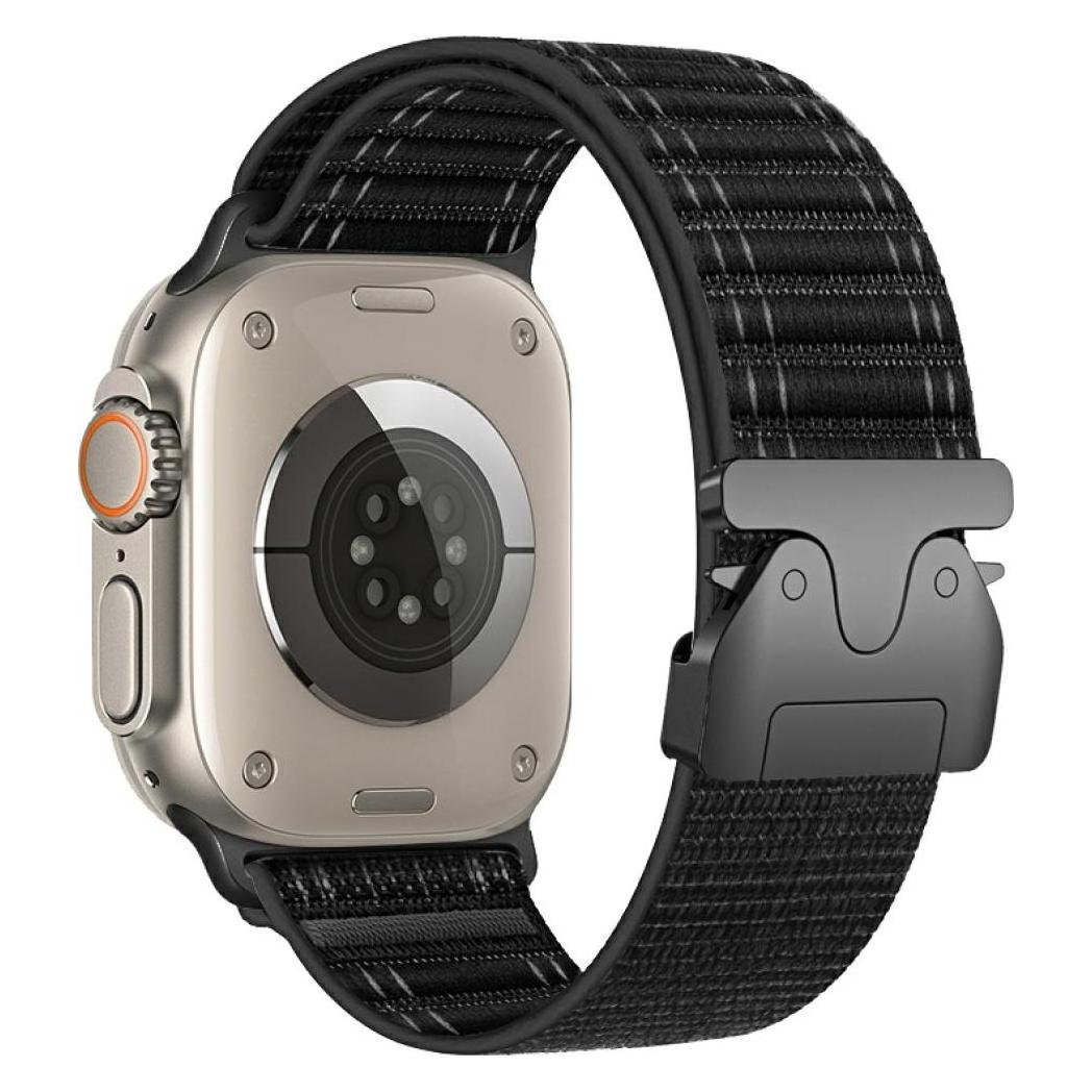 Beline Woven Nylon Diagonal Style Parachute Strap for Apple Watch 38/40/41mm Black (Nylon) (15494111)