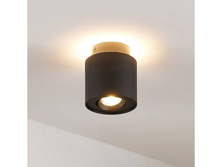 Walisa Plafonnier Black/Clear - Arcchio - Salon / séjour - Moderne - Aluminium - Rond
