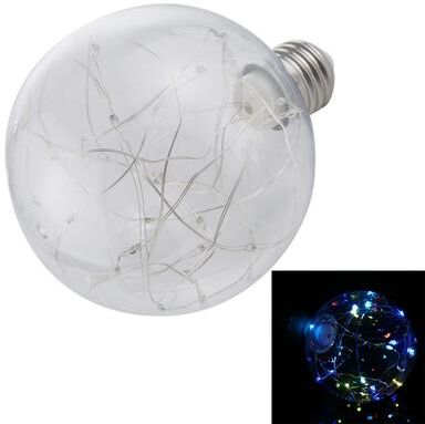 Snug & Styled Vintage Warm White LED Filament Edison Bulb Decorative Fairy Light colorful Light