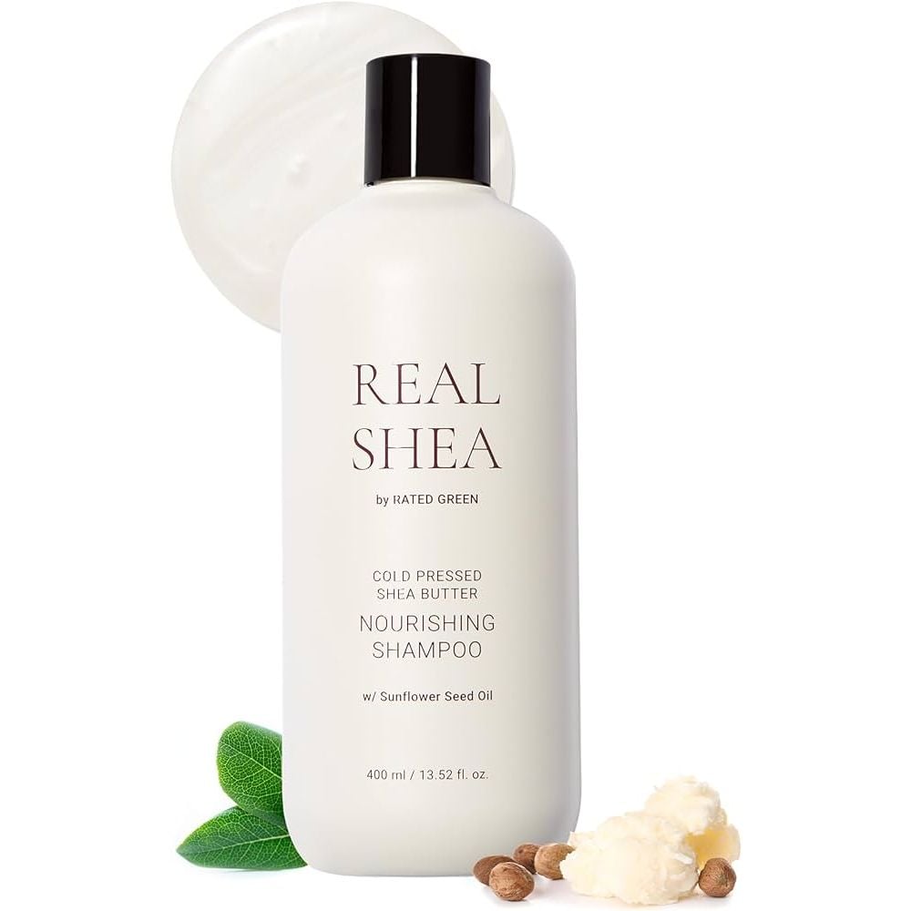 Rated Green Real Shea Butter Nourishing Shampoo - for Damaged Hair 400mL