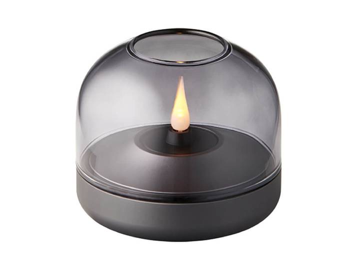 Kooduu Glow 08 Kerzenhalter Smokey Grau