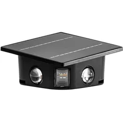 Tracon, Gartenbeleuchtung, Solar LED Garten Wandfluter (36 lm, IP44)