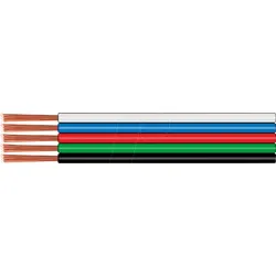 DONAU 519-010 - Litze 5 x 0,25 mm2 / 10 m RGBW-LED