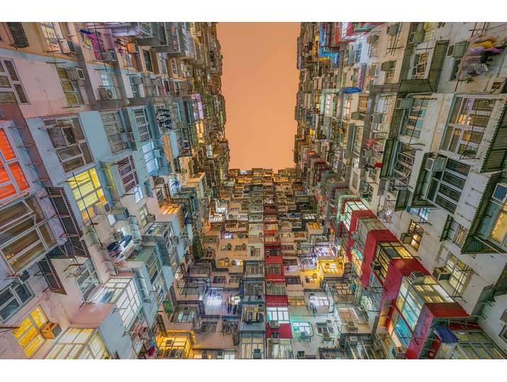 Fototapete PAPERMOON NEW YORK TOKYO CITY SKYLINE , bunt, B:3m L:2,23m, Vlies, Tapeten, Fototapete
