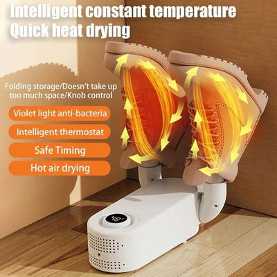 Foldable Shoe Dryer With Constant Temperature Heating And Timer Control Foldable Shoe Dryer With Constant Temperature Heating And Timer Control