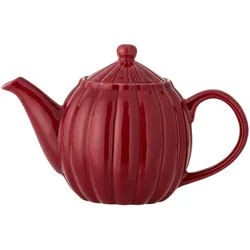 Bloomingville Latina Teekanne, Steingut, Ø 13xH17 cm, red