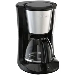 Tefal Subito RVS CM5S1D - Filter-koffiezetapparaat -1.25L- 15 kopjes (CM5S1D), Filterkaffeemaschine, Silber, Schwarz