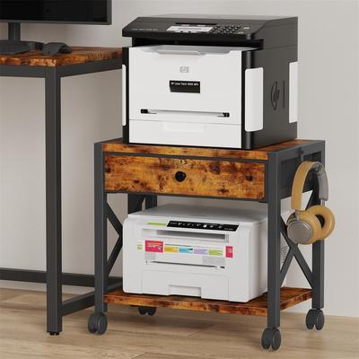 no 2-Tier Desktop Printer Stand