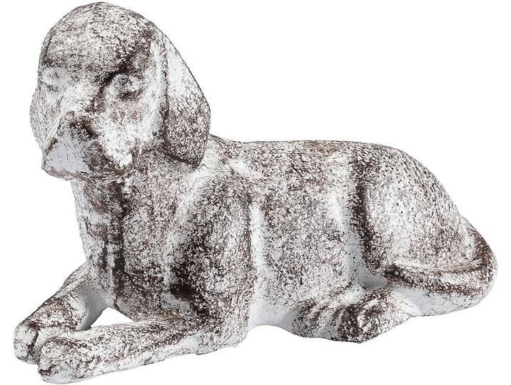 Türstopper AMBIENTE HAUS Türstopper aus Gusseisen - Hund liegend , braun (grau), B:16cm H:10cm T:7cm, Gusseisen, Türstopper, Türstopper