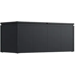 Weide Noble Gartenbox 1015 L | Aufbewahrungsbox aus Stahl | Anthrazit