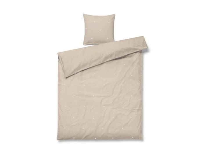 Juna Ensemble de lit Daisy 150x210 cm Sable-blanc