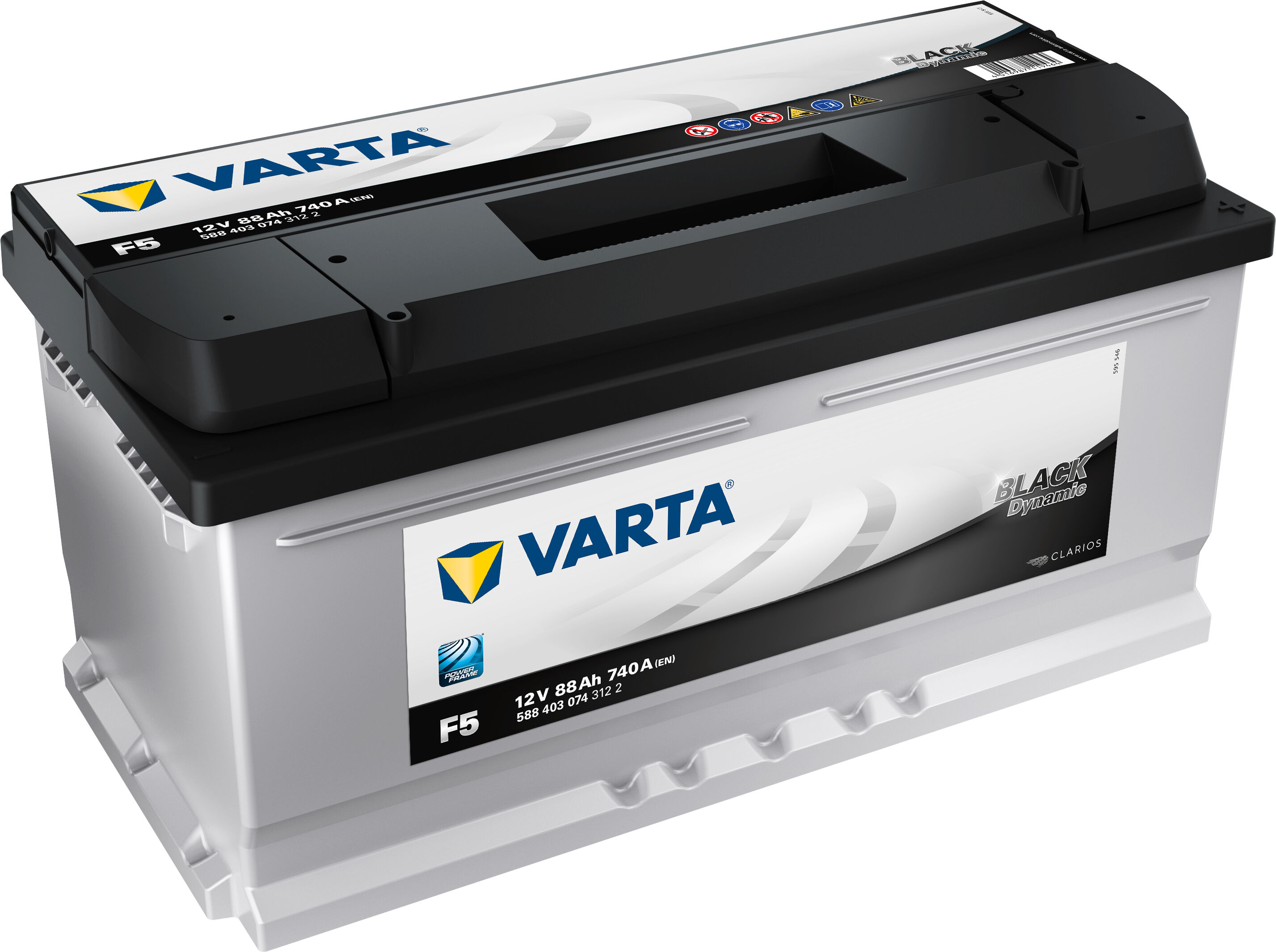 Varta Starterbatterie (Ersetzt Durch: 588403074k262) 5884030743122 12v 68ah 740a Für Ford Opel Volvo Chevrolet Aston Martin Bmw Fiat / Lancia Toyota