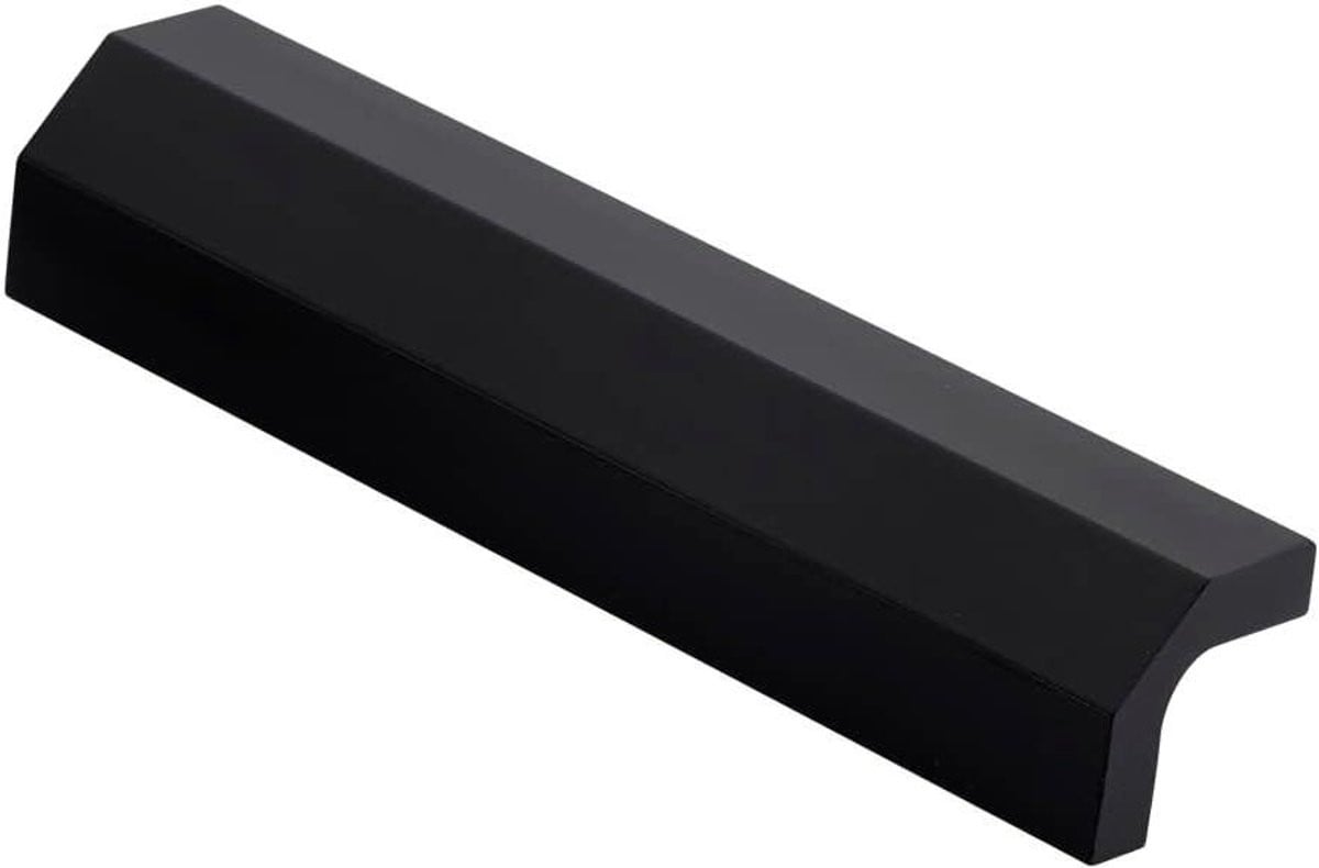 Meubelgreep Profielgreep Zwart Geanodiseerd Aluminium - Boorgatafstand: 192 mm