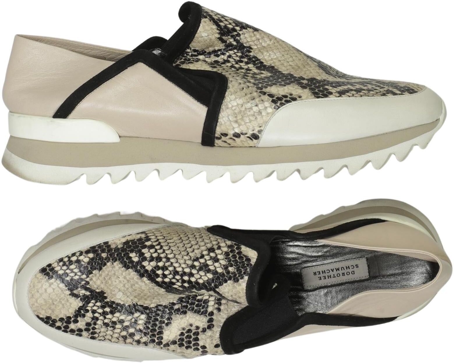 Dorothee Schumacher Damen Sneaker, Beige, Gr. EU 41, Leder - Second Hand