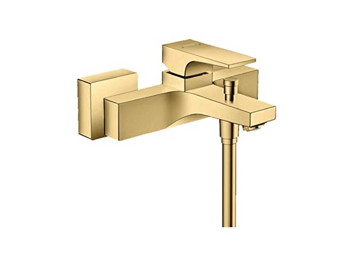 hansgrohe Badkraan Metropol, opbouw eengreeps-badmengkraan, gepolijst goud look