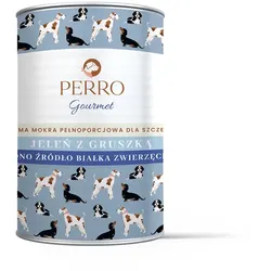 PERRO Gourmet Wild mit Birne Junior 400 g Monoprotein-Futter für Welpen