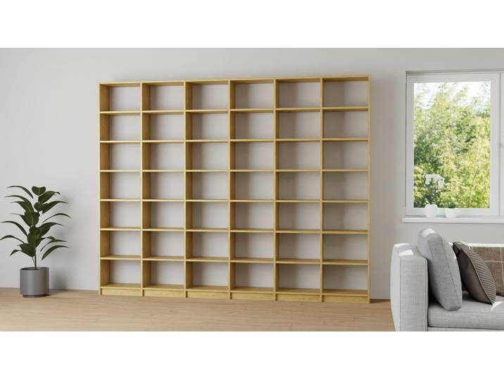 Bibliothek konfigurieren Eiche Natur geölt