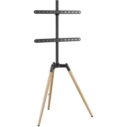 Gembird TVS-65S-01 (32 kg, 32" - 65"), TV Ständer, Schwarz, Braun