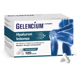 GELENCIUM Hyaluron Intense hochdos.Vitamin C Kaps. 120 St